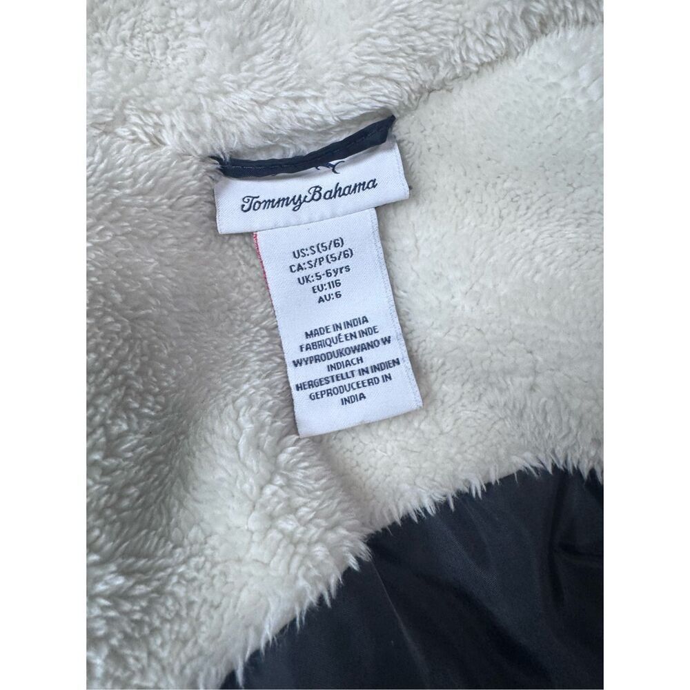 Boys Tommy Bahama Sherpa Fleece Super‎ Soft Winter Vest 5/6 - Picture 4 of 5